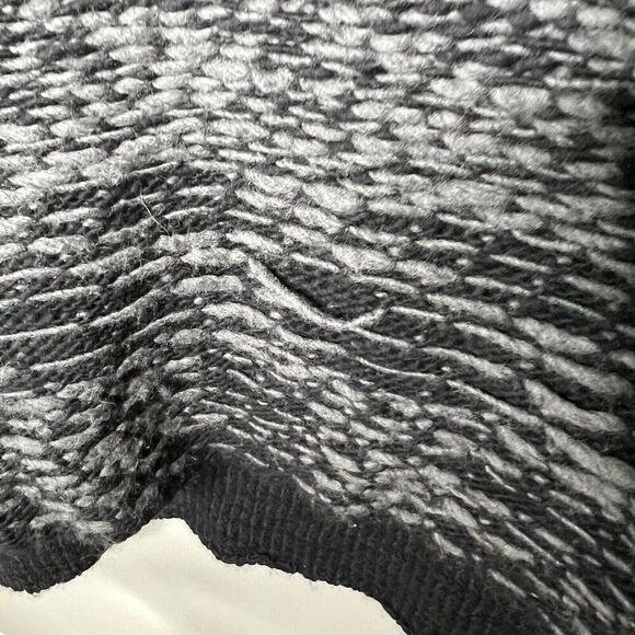 Thom Krom Sweater Womens Small Merino Wool Pullover Turtleneck Chunky Knit Gray - Picture 8 of 14